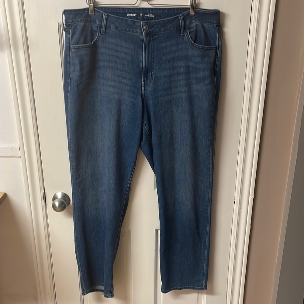 Old Navy High Rise Wow Loose blue jeans women’s size 20 long